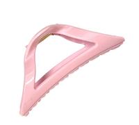 Clip de garra de silicona triangular - Diseño ergonómico creativo de 4,53 x 1,89 pulgadas, sujeción fuerte antideslizante | Boda Escuela Deportes Diario Casual Accesorio para peinar el cabello
