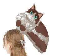 Clip de garra del cabello de gato - linda pequeña horquilla gatita | Barretas de gato de moda para niñas, adolescentes, mujeres, linda de pelo decorativo para cabello grueso y delgado, accesorio de ca