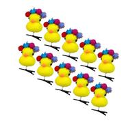 Clip De Garra - Set De Horquilla En Forma De Pato | Lindos Clips De De Amarillo | Accesorios Para El Cabello De Dibujos Animados Para Niños Y Niños | Decoración Divertida Y Vibrante Para Trajes