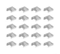 Clip de guía de agua para módulos solares fotovoltaicos con construcción de aleación de aluminio y agujeros verticales para un mejor rendimiento de flujo de agua (33 mm)