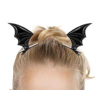 Clip de Halloween Bat Claw Clip - 2 clips de pelo de alas de murciélago | Horror Barrette Horror Horror | Pieza única para Cosplay | Accesorios para el pelo de alas para mujeres, niñas, celebraciones