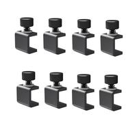 Clip de impresora 3D for cama, Clips vidrio ajustables aluminio, montaje plataforma, piezas térmica, 1/4/8 Uds(8Pcs)