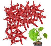 Clip de injerto, clip de injerto para plantas, flexing para injertar plántulas | Brampa de soporte para el crecimiento vegetal, herramienta de fijación de plántulas de para fruta de berenjena