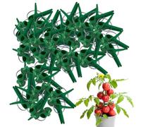 Clip de injerto de tomate, abrazadera de injerto de berenjena, abrazadera de fijación de plántulas de berenjena, soporte para plantas de interior para pepino y tomate