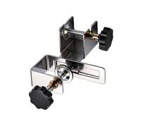 Clip de instalación de universal - Acero de aleación ajustable de 4,8 cm | Montaje de puerta sin manija | Izquierda Derecha Compatible Robusto para muebles. 2 Set, Anti-