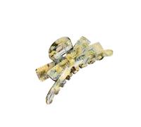 Clip de lazo hueco, clip for el cabello, clip de tiburón grande, clip for el cabello versátil(Green)