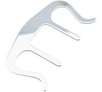 Clip de libro de música, soporte de metal para páginas de piano, soporte de página de metal pulido de níquel plateado, diseño antiflexión, accesorio portátil para tocar con manos libres