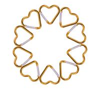 Clip de Llavero Carabiner, Llavero del corazón, Clip de Ganchos de Forma de Corazón, Herramienta de Fijación ligera para Camping, Viajes, Caminar, Montañismo