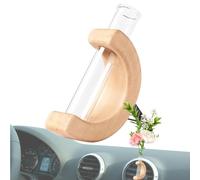 Clip de maceta para coche, maceta de flores para ventilación de coche - Clip de maceta para coche Clip base de vidrio para automóvil - Encanto de ventilación automática para plantas frescas