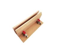 Clip de madera cosido a mano Herramienta de sujeción for costura a mano cuero artesanal, clip madera horizontal escritorio for coser cinturones, bricolaje, caballo, poni(Wood Clamp)
