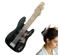 Clip de mandíbula para el cabello para mujeres, garra de pelo de cabello - Elegante clip de captura de cabello con diseño de de violín para niñas - Moda de moda para una horquilla para amiga, hermana,