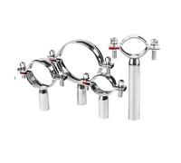 clip de manguera de acero inoxidable espinoso, Abrazadera de soporte tubo bloqueo Circular acero inoxidable 304 for soldadura y tuberías agua 15-108mm(53-57mm-L45mm)