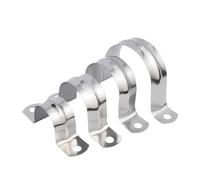 clip de manguera de acero inoxidable espinoso, Soporte de abrazadera soporte tubo en forma U acero inoxidable 5-200 mm 287 piezas(110mm-2pcs)