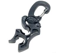 Clip de manguera de acero inoxidable para regulador de buceo y para hebilla de liberación rápida BCD, resistente a la corrosión, acero inoxidable 304 y plástico, 10 x 3,5 cm, varios colores para uso