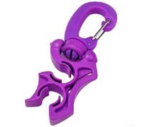 Clip de manguera de acero inoxidable para regulador de buceo y para hebilla de liberación rápida BCD, resistente a la corrosión, acero inoxidable 304 y plástico, 10 x 3,5 cm, varios colores para uso