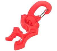 Clip de manguera de acero inoxidable para regulador de buceo y para hebilla de liberación rápida BCD, resistente a la corrosión, acero inoxidable 304 y plástico, 10 x 3,5 cm, varios colores para uso