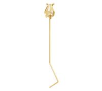 Clip de metal chapado en metal para partitura de lira, soporte de latón para instrumentos, fácil de usar, ligero, abrazadera de lira