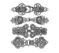 Clip de metal intrincadamente desarrollado para bufanda, adición fina para bodas, incidentes de negocios y atuendos casuales, clip seguro para chales, H, como se describe