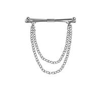 Clip de metal para evitar la exposición, hebilla para el cuello, alfileres de corbata, unisex, no lesiones, ropa para hombre, camisa y barra, As show, Metales no preciosos, Ágata