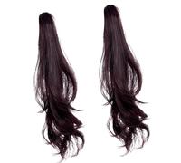 Clip De Mirada Natural La Extensión La Caballo Del Sintético En Pelucas Rizadas Largas Para Las Mujeres Rizadas Largas Adentro