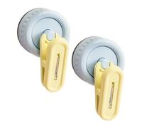 Clip de montaje con ventosa que no daña la instalación, organizadores de agarre fuerte, construcción a prueba de humedad, adecuado para baño, cocina, antideslizante, clip de pared de silicona