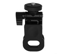 Clip de montaje de tornillo de 1/4 para Mini, soporte ajustable para accesorios de fotografía para teléfono móvil y portátil, abrazadera flexible para luz de relleno y espejo, color negro