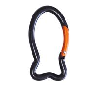 Clip de mosquetón de bloqueo, clip de carabina resistente, clip de carabiner ligero para llaves, gancho de carabinero, accesorios de aleación de aluminio, accesorios de camping, anillos de llave de