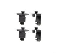 Clip de nailon retenedor de tapete de piso, paquete de 4 W715120-SS3JA, reemplazo directo de plástico para Ford S-Duty 2017-2022, reparación de molduras interiores fácil de instalar