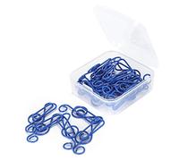 Clip de nota musical Clip de papelería de hierro lindo organizar archivos marcadores suministros para el hogar de oficina azul 20 piezas