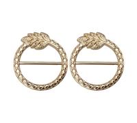 Clip de nudo de tela para dobladillos de ropa, seguro sin daños, diseños de metal resistentes para trajes formales, accesorio informal para camisa Formal