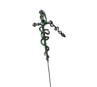 Clip de oreja de serpiente de aleación resistente con ajuste cómodo accesorio de joyería para individualistas jóvenes y modernos aretes de serpiente, One Size, como se describe, como se describe