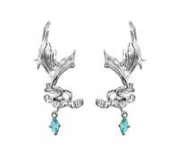Clip de oreja minimalista de sirena sin piercing, brazalete de cobre unisex, accesorios elegantes para ocasiones diarias, gemelos de cobre sostenibles