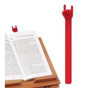 Clip de página de libro | Suministros de lectura de marcador de página en forma de dedo de dibujos animados 3D | Divertido Marcador de página de libro de silicona flexible para mujeres, marcapáginas