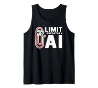 Clip de Papel de protección de Datos con IA de limitación depredadora Camiseta sin Mangas