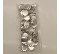 Clip de papel insignia consumibles marcapáginas botón en blanco insignia Pin botón fabricante de piezas 25MM 100 Uds Creador de insignias