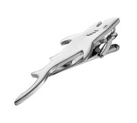 Clip de para hombre - Shark Metal Fastener, Novelty Formal Accessory, Pulihed Gentleman Neckwear Holder Decor | Stylish Non Skid Apparel Ornament For Husband Father Wedding Business Birthday Date