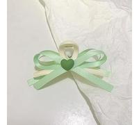 Clip de pelo con lazo de color caramelo con lazo dulce para el pelo, tocado lindo ballet princesa Y2K niñas moda tiburón clip horquilla accesorios mujeres
