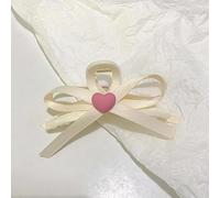 Clip de pelo con lazo de color caramelo con lazo dulce para el pelo, tocado lindo ballet princesa Y2K niñas moda tiburón clip horquilla accesorios mujeres