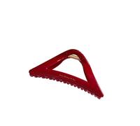 Clip de pelo grande rojo, clip de tiburón de pelo, clip de pelo accesorios for el cabello(Triangle gripper 11.6cm)