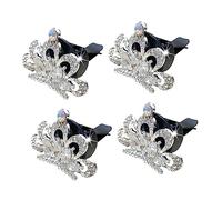 Clip de Perfume para Coche Corona y 4 Piezas de Strass