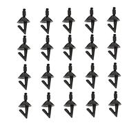 Clip de Pesca con Cebo de Impacto Aparejo de Pesca en el mar Gancho Soporte para Cebo Suministros de Pesca 20 Piezas Clips de Pesca en el mar con Escudo de Impacto