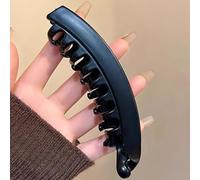 Clip De PláTano 3Pcs Hair Clips Solid Color Banana Clip Women's Hair Accessories Fashion Ponytail Barrettes Hair Claws Hairpins