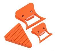 Clip de plumas para atar moscas con bloque de pliegue de plumas para una sujeción segura y plegado de plumas, ayudando a crear patrones complejos y más grandes de atado de moscas (juego de tres piezas