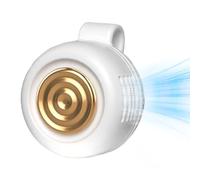 Clip de portátil ON - Mini sin cuchilla de 6,5 cm, dispositivo de enfriamiento silencioso, batería recargable 900m AH, coche USB-C de 3 velocidades inalámbrico inalámbrico