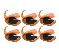 Clip de puertas-cañas - 6 Pièces Réutilisable Anti-Dérapant Portatif | Support de Canne à Pêche | Pour Eau Douce Eau de Mer Rivière Lac Jigging Trolling Lancé