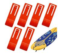 Clip de Quilla para Tabla, Base De Sujeción para Aletas De Surf con 6 Piezas, Accesorios Multifuncionales para Tablas De Paddle Surf Y Esquí Acuático para Principiantes Entusiastas