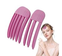 Clip de raíz para el cabello, 2 pinzas rizadoras de pelo de volumen natural, rodillos para el pelo, pinza para el pelo sin rastro, clip de raíz, horquilla fija para la frente para mujeres y niñas