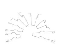 Clip de Retención de Faros Delanteros, 5ZHSFULLKIT 6PCS Faros Delanteros de Acero Dip Dipped Bulb Retención Spring Clip Beam Head Lamp Abrazadera para H1 H3 H4 H7 Reemplazo