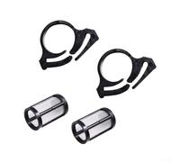 Clip de retención de filtro de piscina negro, ideal para filtro de cartucho limpio y transparente, 59053800 EC-160353 EC-160355, paquete de 2 piezas de plástico de fácil instalación (4 piezas)