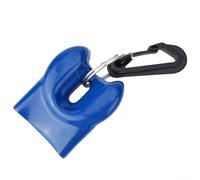 Clip de retención regulador de pulpo con soporte de boquilla de segunda etapa para buceo para mantener el equipo de respaldo en su lugar y de escombros (azul)